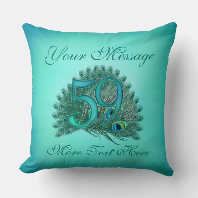 Coussins d'anniversaire de cinquante-neuvième (Recto)