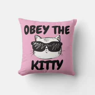 COUSSINS DE CHAT DRÔLES, OBEISSEZ AU CHATON