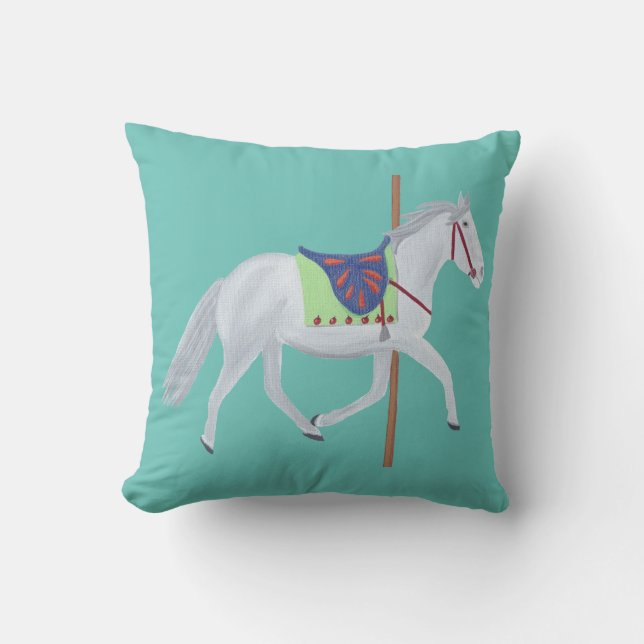 Coussins de Cheval de Manège pour Chambre de Bébé (Recto)