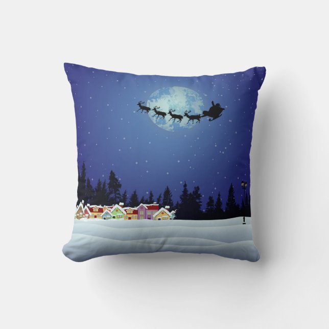 Coussins de jet de coussin de Noël (Recto)