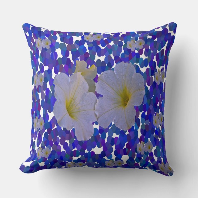 Coussins de jet de fleurs de printemps (Recto)