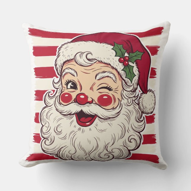 Coussins de Noël élégants et joyeux (Recto)