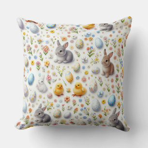 Coussins de Pâques – Lapins, Œufs, Poussins