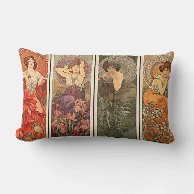 Coussins de pierres précieuses d'Alphonse Mucha (Recto)