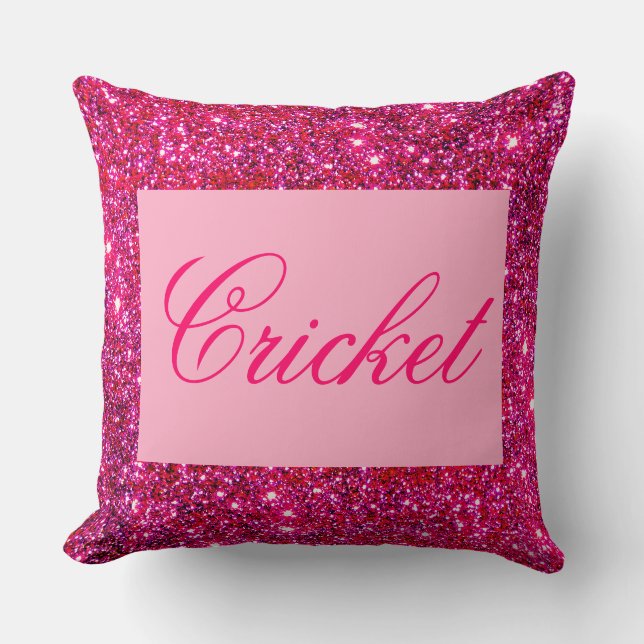 Coussins de scintillement scintillants Girly (Recto)