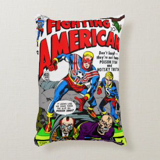 Coussins Décoratifs 1950's 'Fighting American' Pillow 