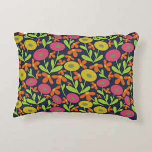 Coussins Décoratifs 60s Rose d'été rétro #2