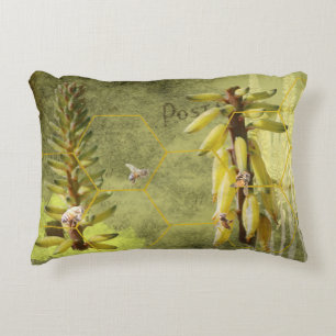 Coussins Décoratifs Abeilles sur plante de Yucca Multimédia