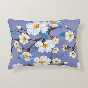 Coussins Décoratifs Abstract vintage floral seamless pattern with bloo