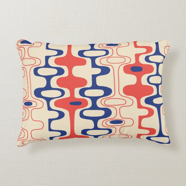 Coussins Décoratifs Abstrait du milieu du siècle : design moderne et t (Devant)