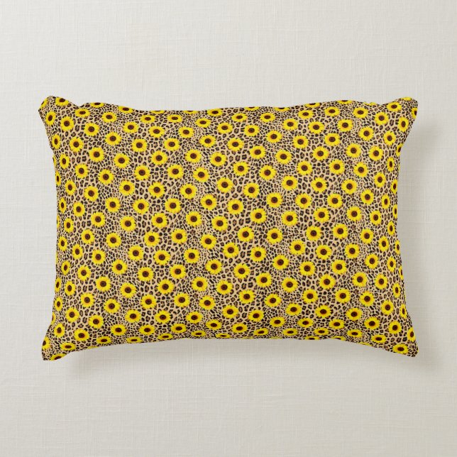 Coussins Décoratifs Accent Empreinte de léopard Wild Cheetah (Devant)