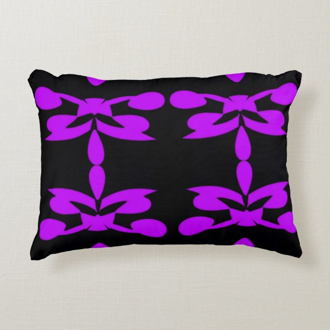 Coussins Décoratifs Accent Pillow Humeur Violet  (Devant)