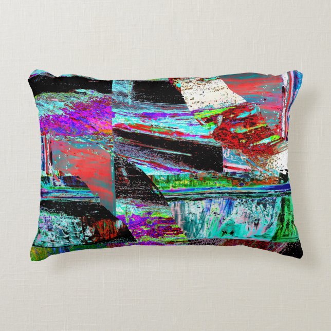 Coussins Décoratifs Accent Pillow – Neon Pulse (Devant)