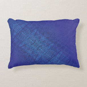 Coussins Décoratifs Acceptation   Motif de Blue Indigo Violet Shibori