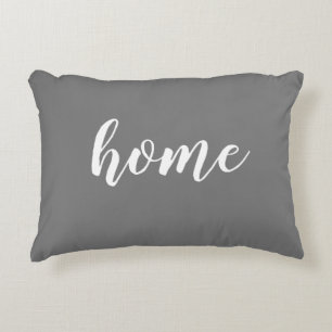 Coussins Décoratifs Accueil Sentiment Gris