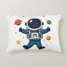 Adorable astronaute dans l'espace