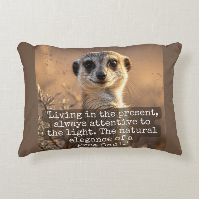 Coussins Décoratifs Adventurous Meerkat Living (Devant)