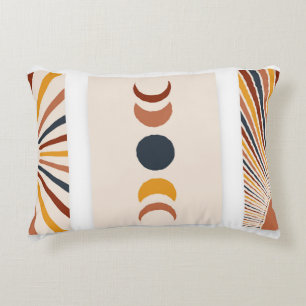 Coussins Décoratifs Affiches Abstraites de la lune Sun Boho