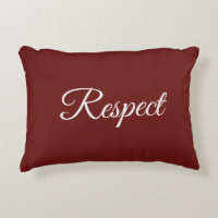 Affirmation de respect rouge et blanc