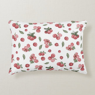 Coussins Décoratifs Airelles sur fond blanc dans un style nordique 