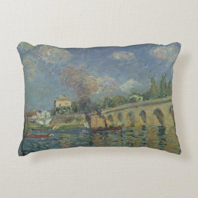Coussins Décoratifs Alfred Sisley | le pont (Devant)