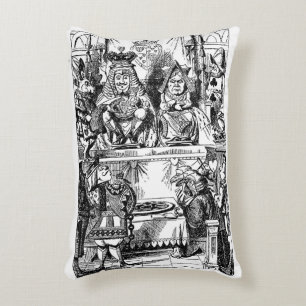 Coussins Décoratifs Alice au pays des merveilles vintage, Procès de la