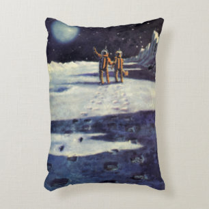 Coussins Décoratifs Aliens astronautes de science-fiction vintage sur