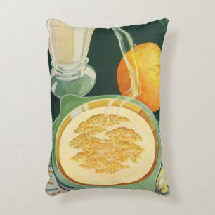 Coussins Décoratifs Aliments santé vintage, boissons, petit-déjeuner s