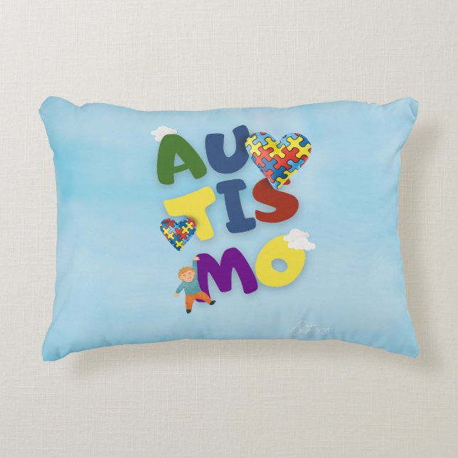 Coussins Décoratifs Almofada Mãe de Autista (Devant)