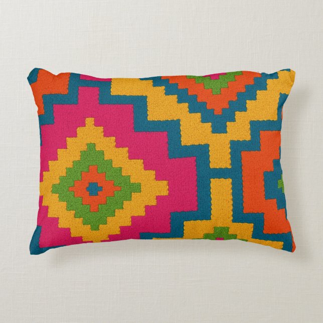 COUSSINS DÉCORATIFS ALMOFADAS  CORES GEOMÉTRICO  (Devant)