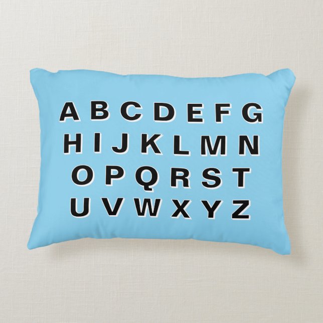 Coussins Décoratifs Alphabet et Nombres (Dos)