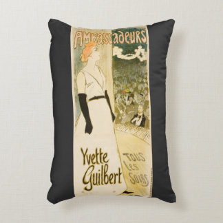 Coussins Décoratifs Ambassadeurs Yvette Guilbert par Theophile Steinle