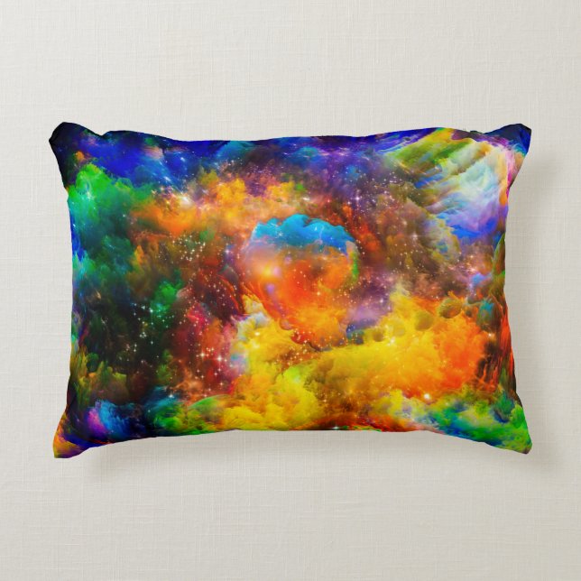 Coussins Décoratifs Aménagement créatif des éléments fractaux, illumin (Devant)