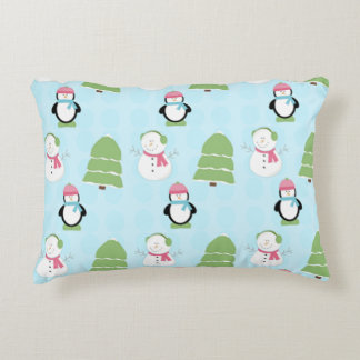 Coussins Décoratifs Amis d'hiver