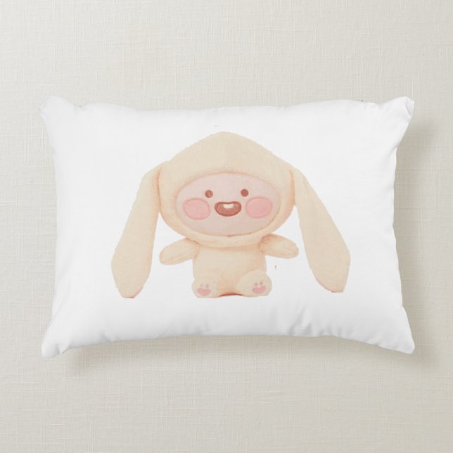 Coussins Décoratifs Amis KaKao - Lapin Apeach (Devant)