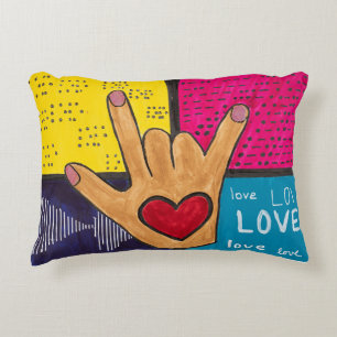 Coussins Décoratifs Amour Dans N'Importe Quelle Langue