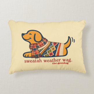Coussins Décoratifs Amoureux des chiens Automne Cozy