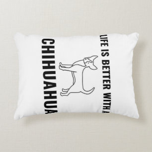 Coussins Décoratifs Amoureux des chiens_vie de Chihuahua