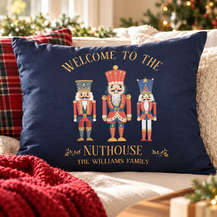 Coussins Décoratifs Amusant Bienvenue au casse-noisette de Noël Nuthou