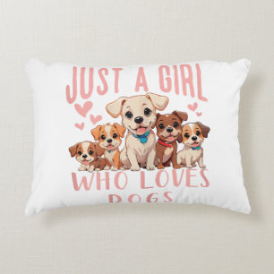 Coussins Décoratifs Amusant Chiot Mignon Amoureux Des Chiens - Juste U