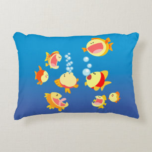 Coussins Décoratifs Amusez-vous dans le réservoir de poisson (poisson