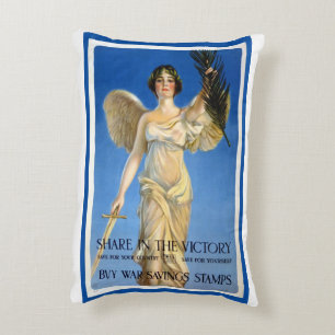 Coussins Décoratifs Angel de femme patriotique vintage, Acheter des ob