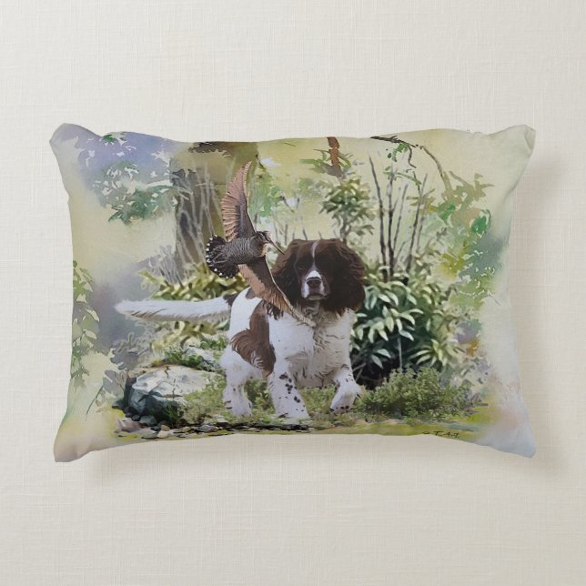 Coussins Décoratifs Anglais Springer Spaniel (Devant)