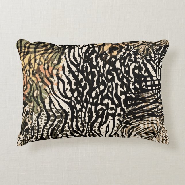 Coussins Décoratifs Animal print zebra modern Luxury (Devant)
