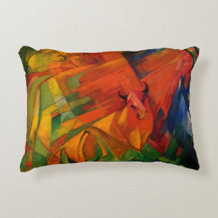 Coussins Décoratifs Animaux dans un paysage de Franz Marc