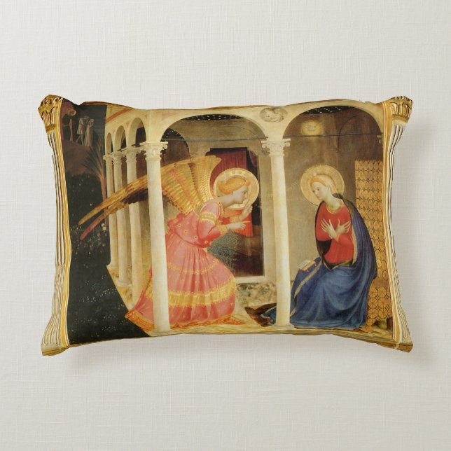Coussins Décoratifs Annonce de Fra Angelico, Art Renaissance (Devant)