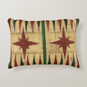 Coussins Décoratifs Antique Backgammon Game Board par Ethan Harper