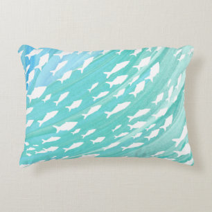 Coussins Décoratifs Aqua Océan Poisson Nautique