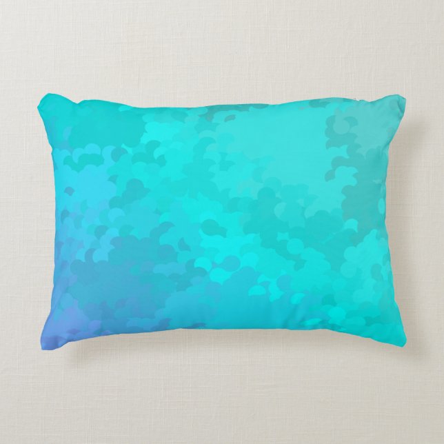 Coussins Décoratifs Aqua Ombre (Devant)