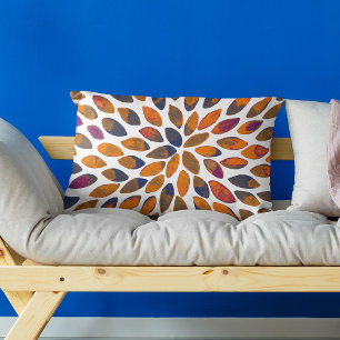 Coussins Décoratifs Aquarelle brosse traits - effet rouillé